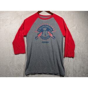 2018 Disney Parks DCA Cast Member Exc California Screamin' SMALL Baseball Shirt